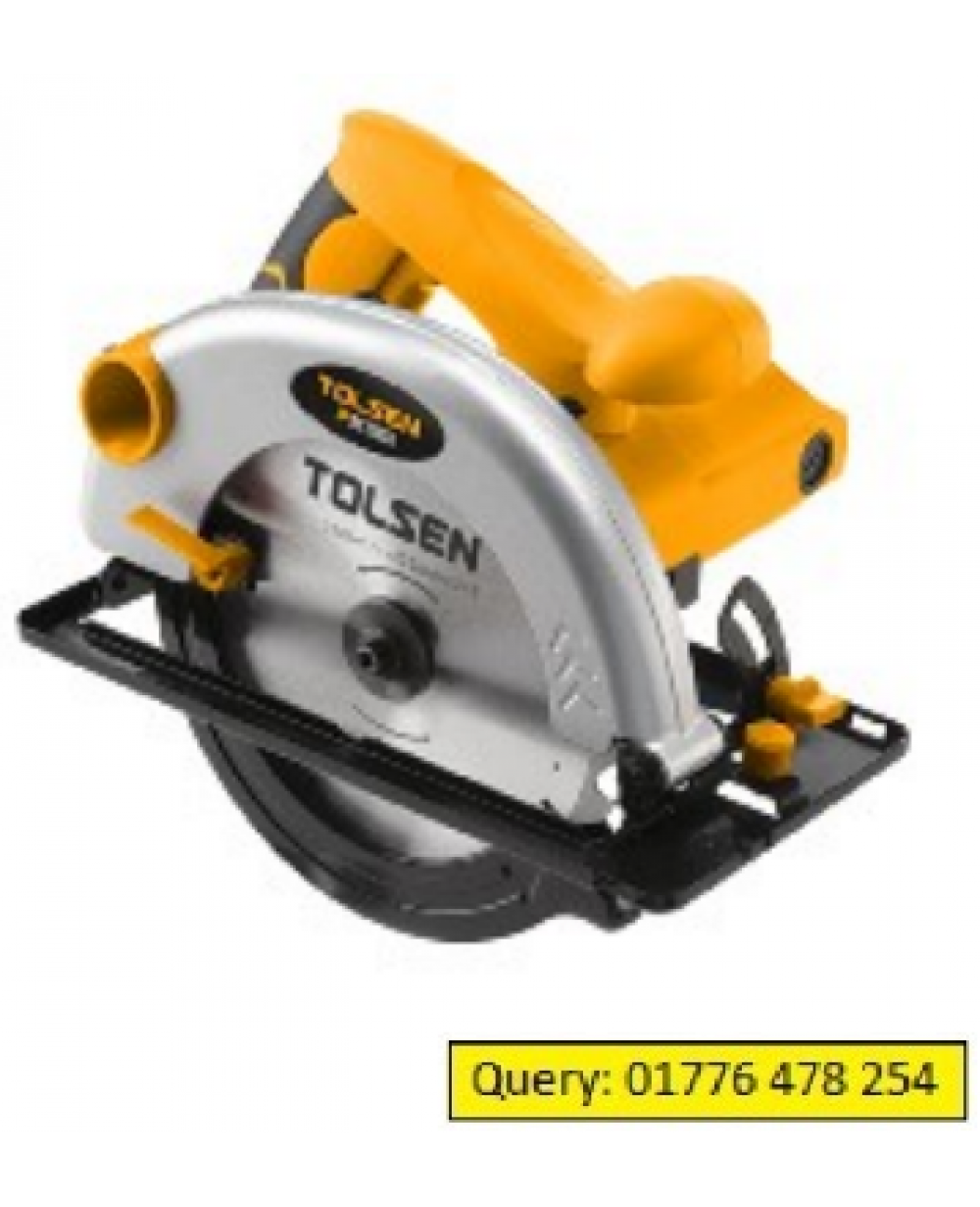 Tolsen Circular Saw 185mm 1300W Industrial Grade