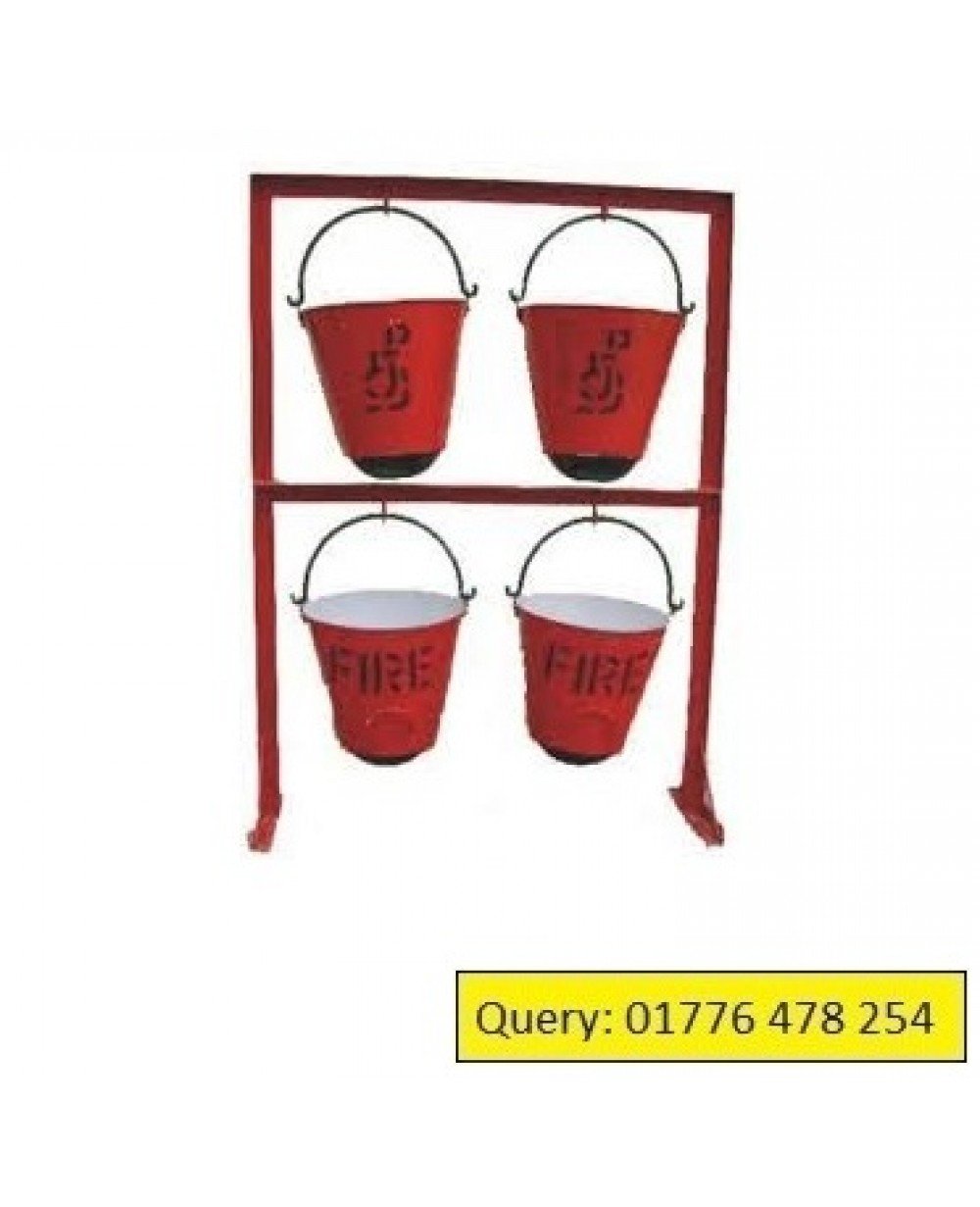 Fire Bucket Stand Set