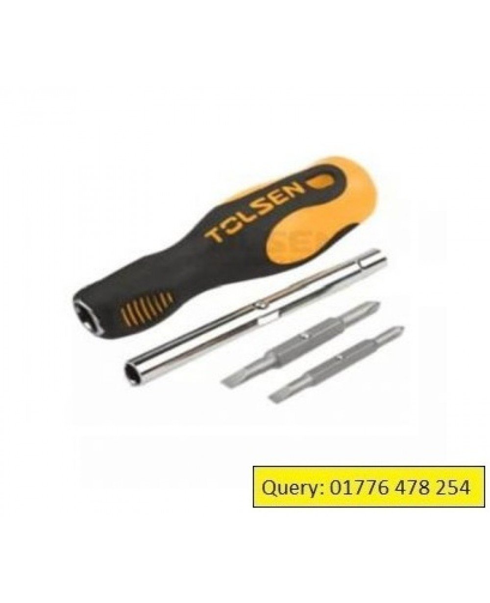 TOLSEN Interchangeable Screwdriver Set 6 in 1
