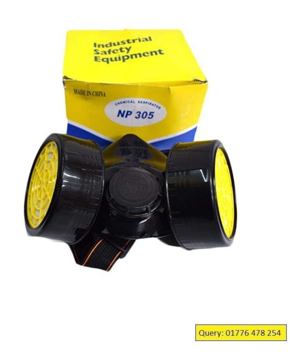 Chemical Gas Mask Emergency Survival Safety Respiratory 2 Part