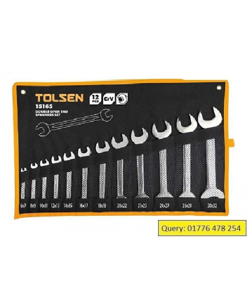 TOLSEN Combination Spanner Set 12pcs