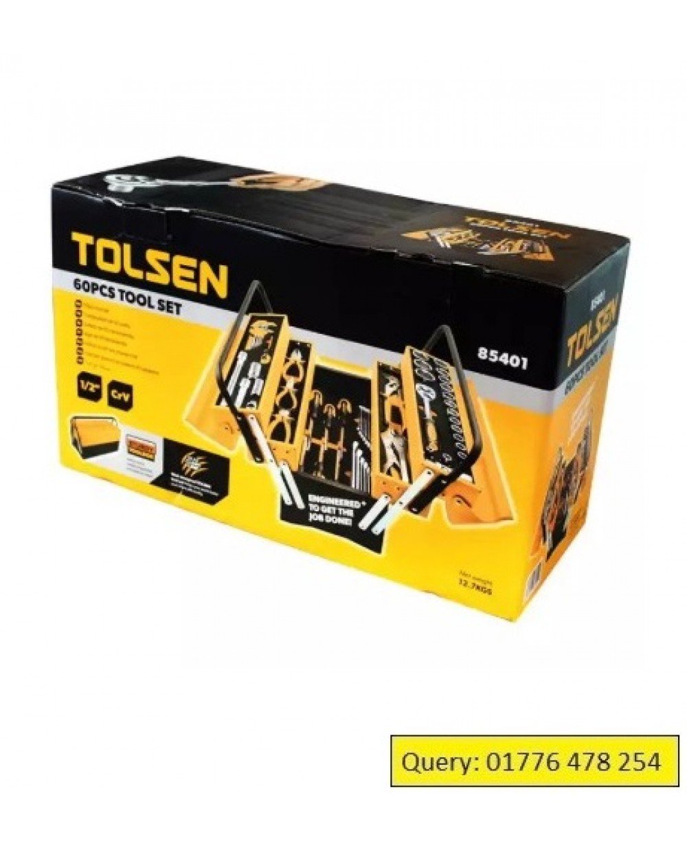 Tool Set 60 Pcs Tolsen 85401