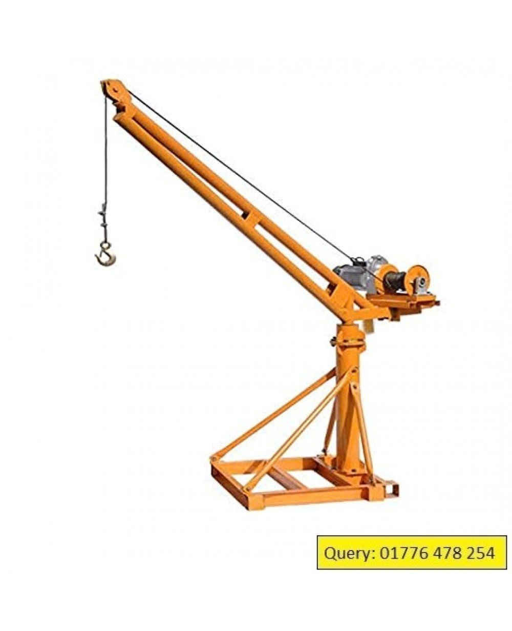 Electric Mini Crane with Rope Hoist