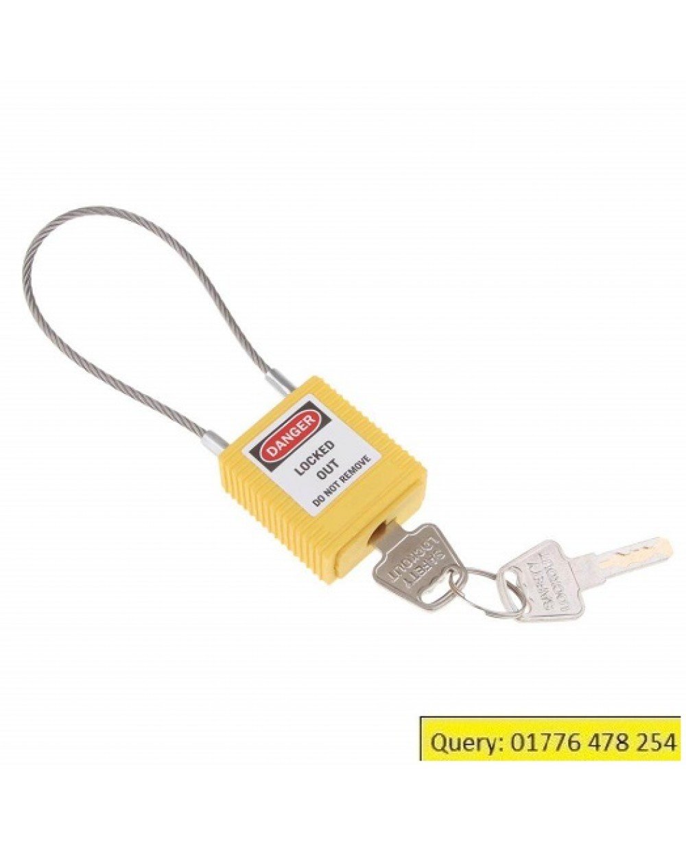 Safety Lockout/Tagout Padlock 130x36x20mm