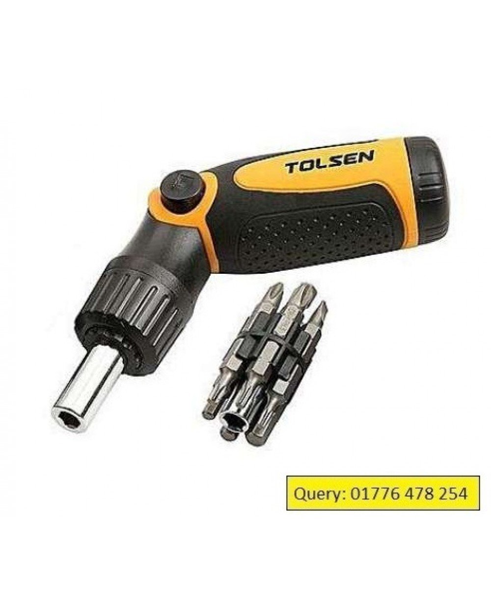 Tolsen Ratchet Screwdriver Set 14 In 1