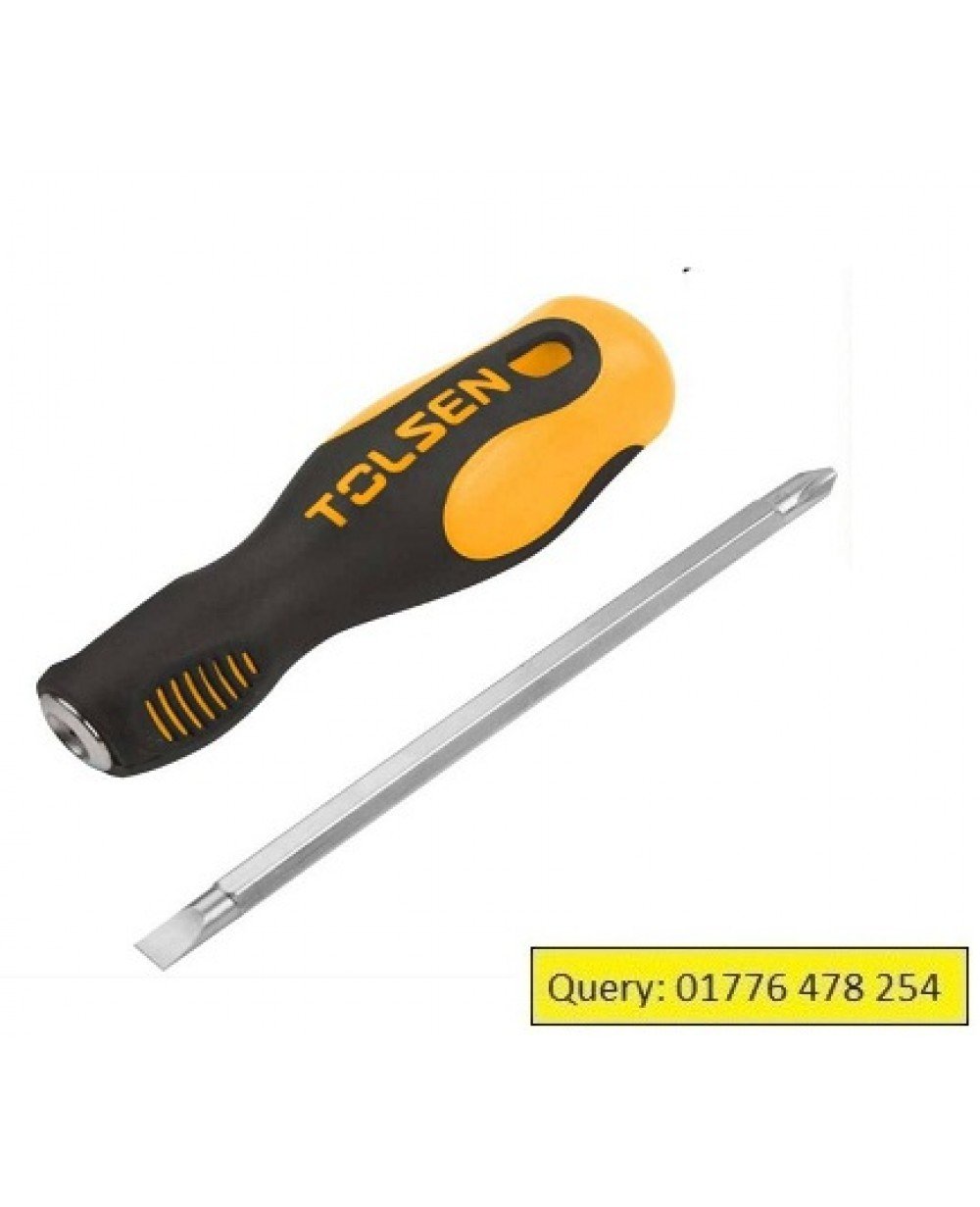 Tolsen Screwdriver Philip & Flat Changeable