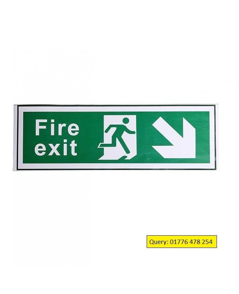 Emergency Exit Sign Light 14" x 6"