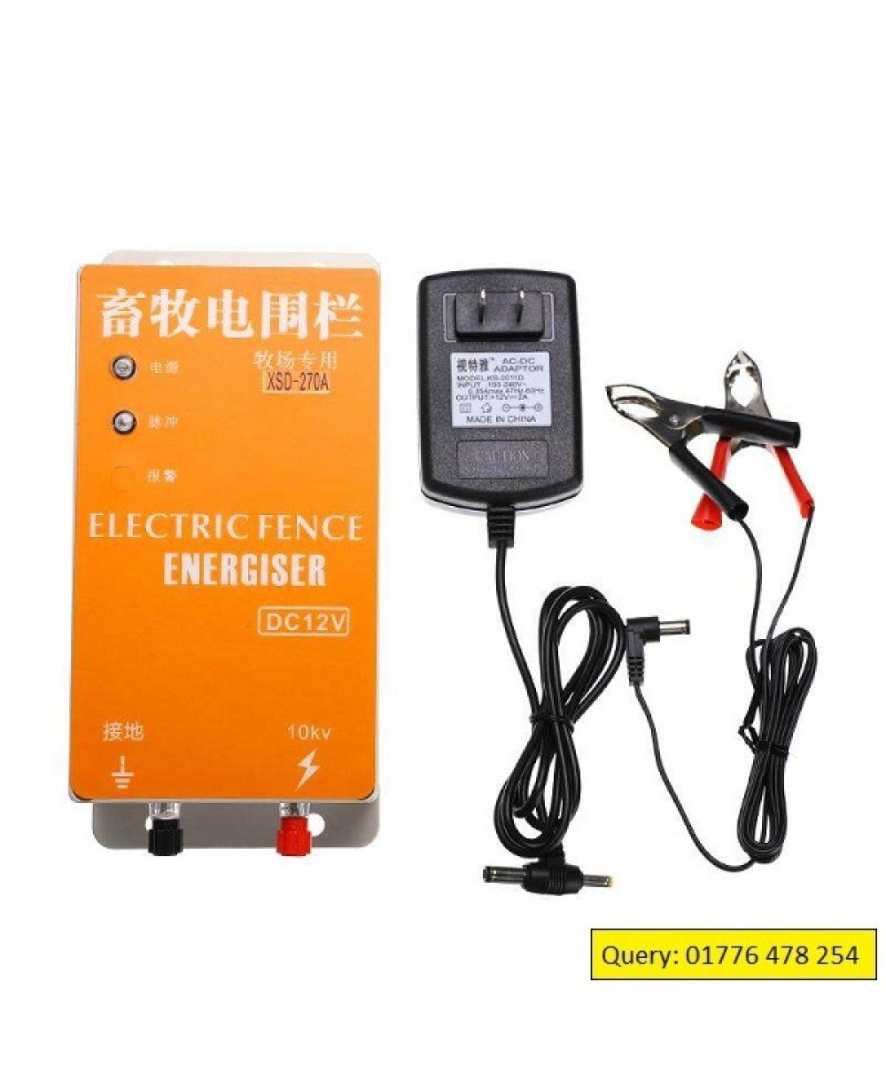 Electric Fence Energizer Charger High Voltage Pulse Electric Fencing Controller