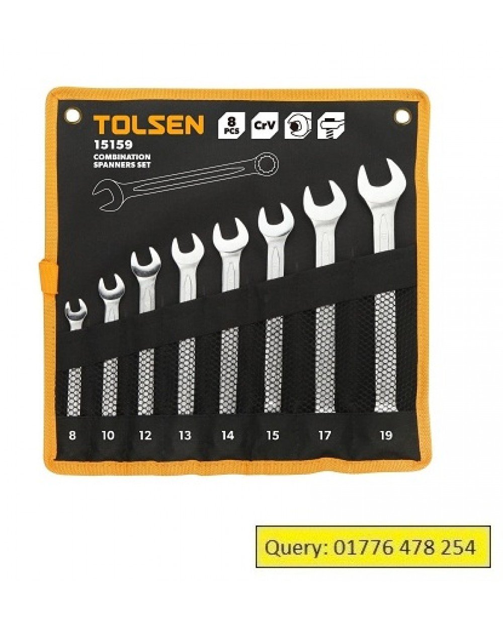 TOLSEN Combination Spanner Set 8pcs