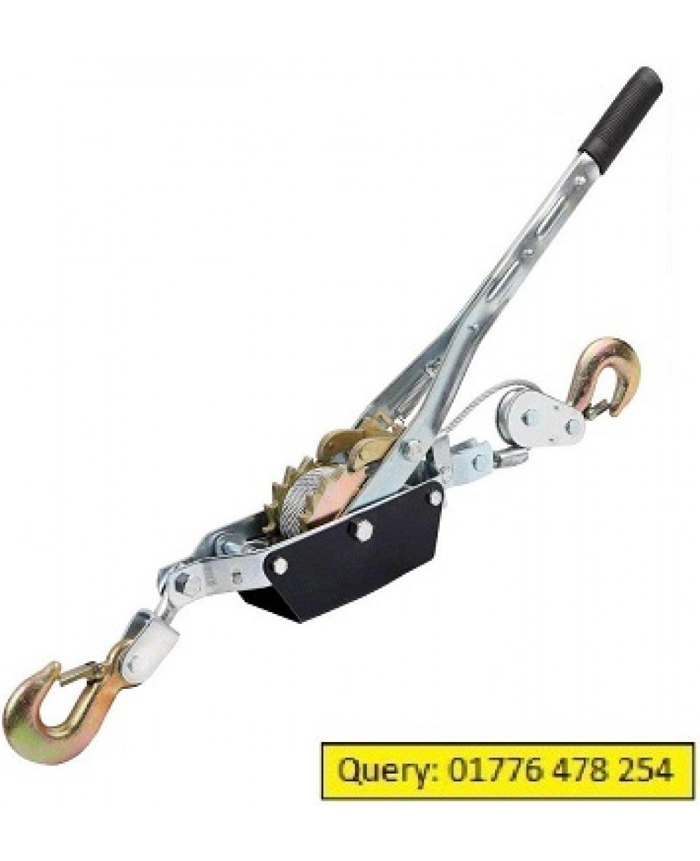 TOLSEN Hand Cable Puller with 2 Hooks Double Ratchet Wheels 2 Ton