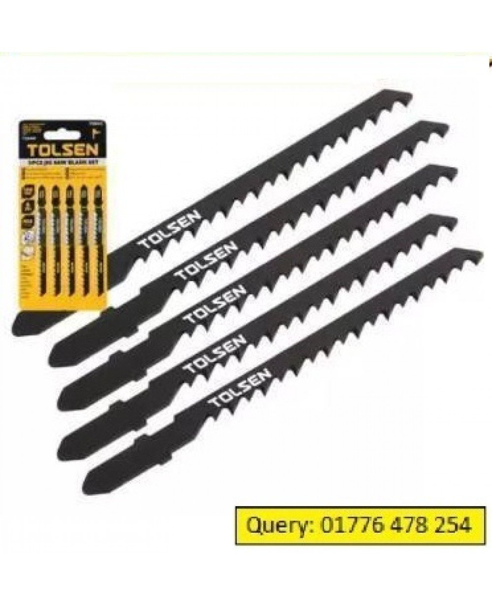 TOLSEN 100mm Jigsaw Blades Set 5pcs
