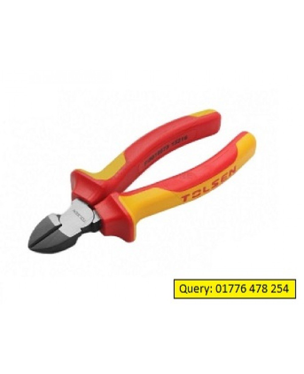 TOLSEN VDE 1000V Insulated Diagonal Cutting Pliers 6"