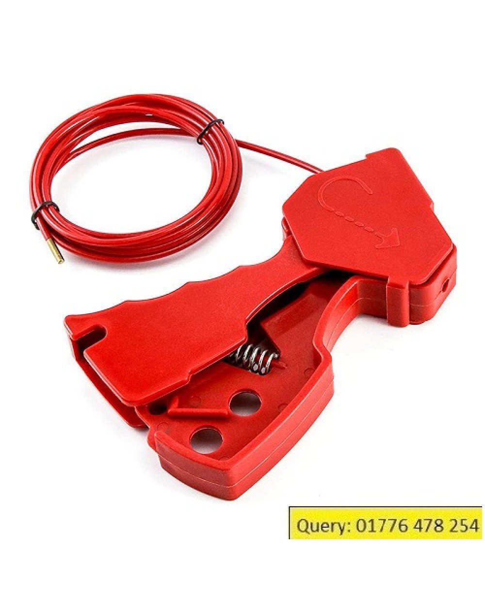 Adjustable Safety Cable Lock Steel Cable with Nylon Coated