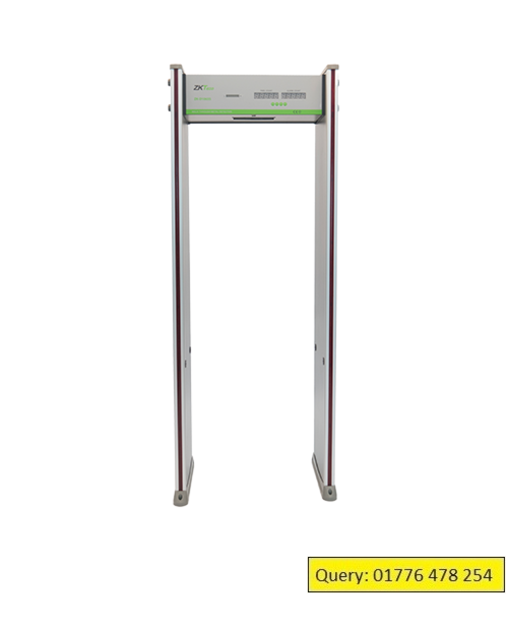 Archway Metal Detector Gate ZKTeco ZK-D1065S 6-Zone